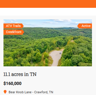 Rural Acreage in Tennessee